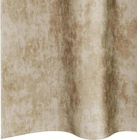 vidaXL Βελούδινες Κουρτίνες 2 pcs Κρεμ 245 x 140 εκ. Βελούδο