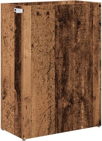 vidaXL Σχέδιο &amp; βάση αποθήκευσης Παλιό ξύλο 40 x 20 x 55,5 εκ