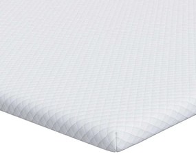 vidaXL Στρώματα Λευκό 70 x 200 cm 100% ύφασμα πολυεστέρα με τζακάρ