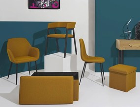 ΚΑΡΈΚΛΕΣ &amp; ΠΟΛΥΘΡΌΝΕΣ ATOMIC YELLOW CHAIR M2 HD0478