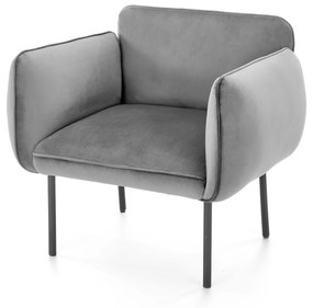 BRASIL leisure armchair grey/ black DIOMMI V-CH-BRASIL-FOT-POPIELATY DIOMMI-60-20453