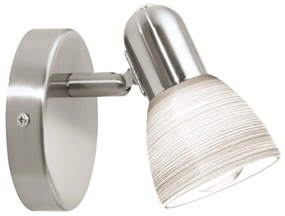 Φωτιστικό Σποτ Eglo 88472 DAKAR 1 Νίκελ ματ (Nickel Mat- Satin)