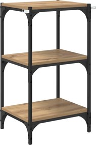 vidaXL Βιβλιοθήκη artisan δρυς 40 x 33 x 70,5 εκ.