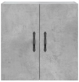 vidaXL Ντουλάπι Τοίχου Γκρι Σκυροδέματος 60x31x60 εκ. Επεξεργ. Ξύλο
