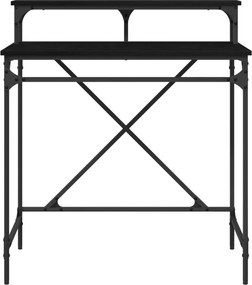 vidaXL Γραφείο Μαύρη Οξυά 80 x 50 x 90 cm Επεξεργασμένο ξύλο