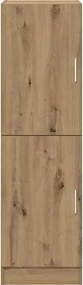 vidaXL Ντουλάπι Κουζίνας Αρτισιανή Δρυς 38x41,5x131,5 εκ. Επεξεργ.Ξύλο