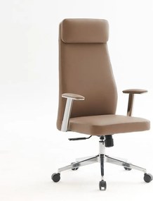 BF8800 Πολυθρόνα Γραφείου Διευθυντή, Pu Cappuccino, Βάση   1τμχ
