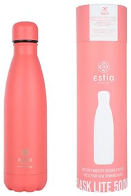 Μπουκάλι Θερμός Flask Lite Save The Aegean Fusion Coral 500ml - Estia