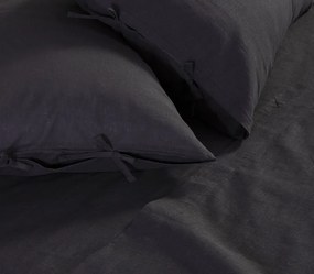 Παπλωματοθήκη King Size Cotton-Linen Anthracite 260x240 - Nef-Nef Homeware