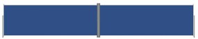 Σκίαστρο Πλαϊνό Συρόμενο Βεράντας Μπλε 220 x 1200 εκ. - Μπλε