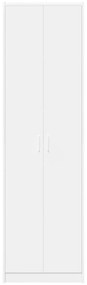 vidaXL ντουλάπα  Λευκή 55x25x189 εκ. από επεξεργασμένο ξύλο