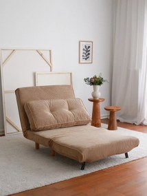 1-Seat Sofa-Bed Foldy - Brown Brown