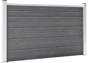 vidaXL Πάνελ Περίφραξης Γκρι 872 x 106 εκ. από WPC