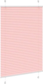 vidaXL Πλισέ περσίδα ροζ 90x150 cm Πλάτος υφάσματος 89,4 cm