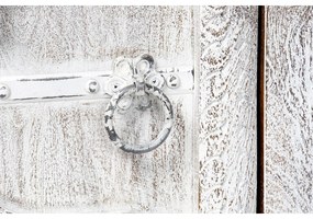 Τηλεόραση DKD Home Decor 8424001858347 Μέταλλο Λευκό Ξύλο από Μάνγκο 160 x 40 x 65 cm