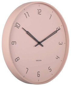 Ρολόι Τοίχου Stark KA5950PI Φ40x4,5cm Faded Pink Karlsson Μέταλλο