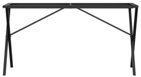 vidaXL Πόδια Τραπεζαρίας σε Σχήμα «X» 140x60x73 εκ. Ατσάλι