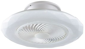 Ανεμιστήρας Οροφής - Πλαφονιέρα LED-Skyron-INT 4450lm CCT 60x22cm White Intec Διάμετρος 60cm