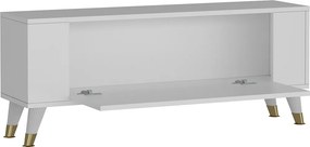 Stewehome Μοντέρνο έπιπλο τηλεόρασης με ντουλάπι 120x26x48 cm