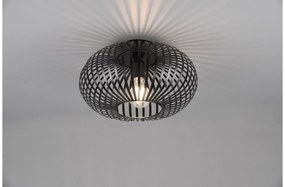 Πλαφονιέρα Φωτιστικό Οροφής 1xE27 Μαύρο Φ30cm Johann 606903032 Trio Lighting-606903032-Μαύρο 606903032