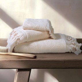 Πετσέτα Χεριών (30x50) Nef-Nef Homeware Premium Sangalia Ecru 550gsm