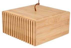 ESTIA ΚΟΥΤΙ ΑΠΟΘΗΚΕΥΣΗΣ ΚΑΙ ΟΡΓΑΝΩΣΗΣ BAMBOO ESSENTIALS 15x15x7cm
