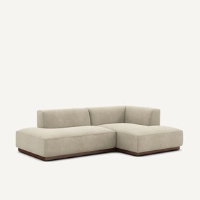 Γωνιακός καναπές δεξιός από λινό βελούδο, JACOPO