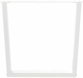 vidaXL Πόδια Τραπεζαρίας Σχήματος V 2 τεμ. Λευκά 80x(72-73,3) εκ. Ατσάλι