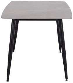 ΤΡΑΠΕΖΙ RAVEN HM18149.13 ΚΕΡΑΜΙΚΟ TOP ΜΕ ΟΨΗ ΓΚΡΙ ΜΑΡΜΑΡΟ 140x80x74Υεκ.