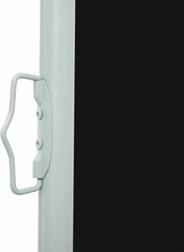 vidaXL Σκίαστρο Πλαϊνό Συρόμενο Μαύρο 120 x 300 εκ.