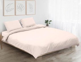 Σετ Διπλή Παπλωματοθήκη &amp; 2 Μαξιλαροθήκες Heinner Home από βαμβάκι 144TC, με διαστάσεις 200x220cm - Cream