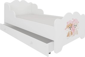Παιδικό κρεβάτι Pacho-160 x 80-Leuko-Kafe