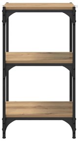 vidaXL Βιβλιοθήκη artisan δρυς 40 x 33 x 70.5 εκ. Επεξεργασμένο ξύλο