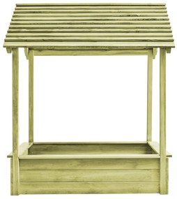 vidaXL Σπιτάκι Εξωτερικού Χώρου 128 x 120 x 145 εκ. από Ξύλο Πεύκου