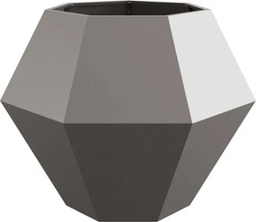 vidaXL Γλάστρα 2 pcs Σκ rusty 100 x 100 x 80 εκ