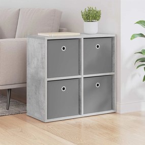 vidaXL Πλαϊνό γραφείο Σκυρόδεμα Γκρι 59,5 x 27 x 57 εκ