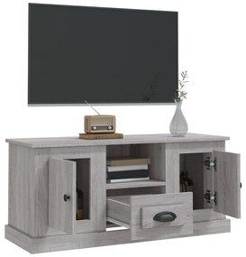 vidaXL Έπιπλο Τηλεόρασης Γκρι Sonoma 100x35,5x45 εκ. Επεξ. Ξύλο
