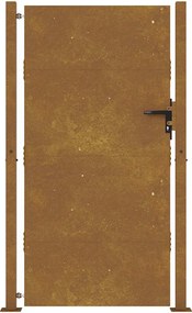 vidaXL Πόρτα Κήπου 100x175 εκ. από Ατσάλι Corten