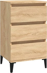 vidaXL Κομοδίνο Sonoma Δρυς 40x35x70 εκ. από Επεξεργασμένο Ξύλο