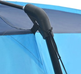 vidaXL Σκίαστρο Πισίνας Μπλε 500 x 433 x 250 εκ. Υφασμάτινο