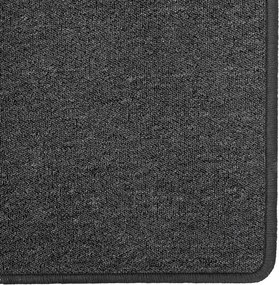vidaXL Δερμάτινο Χαλί Σκούρο Γκρι 100 x 200 cm 100% Πολυπροπυλένιο
