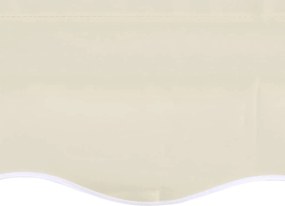 vidaXL Τεντόπανο Κρεμ 4,5 x 3 μ. από Καραβόπανο
