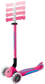 Globber Scooter Elite Lights V2 Fuchsia