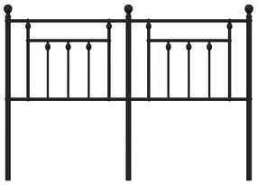 vidaXL Κεφαλάρι Μαύρο 150 εκ. Μεταλλικό
