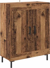 VidaXL Highboard 2 τμχ. Παλιό ξύλο 69,5 x 34 x 180 εκ.