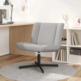 vidaXL Περιστρεφόμενη καρέκλα Σκούρο γκρι 63 x 75 x 76 εκ ύφασμα