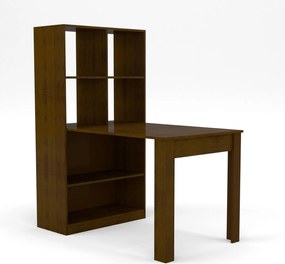 Γραφείο/Τραπέζι Πολυχρηστικό 80x133x150εκ Βέγγε Με Ράφια TO-120W