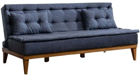 Καναπές - Κρεβάτι Τριθέσιος Fuoco 867UNQ1322 180x80x78cm Dark Blue