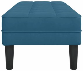 vidaXL Πάγκος Μπλε 113x57x39 εκ. Βελούδο
