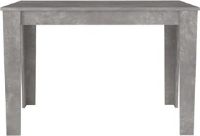 Τραπέζι Darlen Megapap χρώμα γκρι σκυροδέματος 110x72x74εκ.